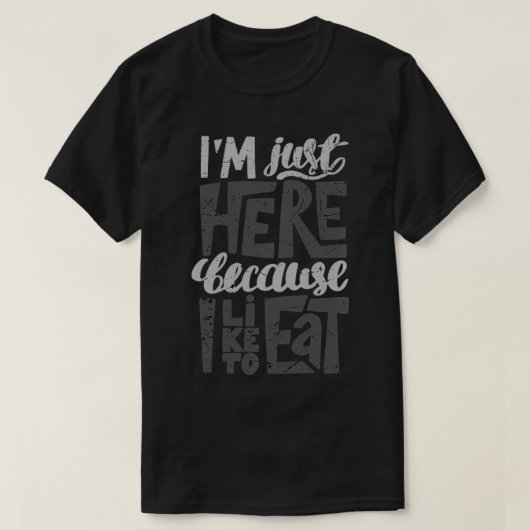 Ich bin nur hier, weil ich gerne Pullover esse (Design vorne)