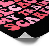 Ich bin nur hier, weil mein Trainer mich lustig ma Poster (Ecke)