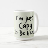 Ich bin nur in der Lage, hier Capybara Tasse zu se (VorderseiteRechts)