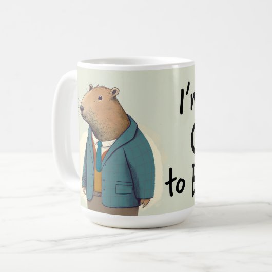 Ich bin nur in der Lage, hier Capybara Tasse zu se (Vorderseite Links)