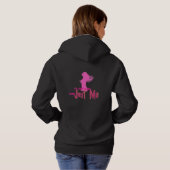 ich bin nur Mädchen Hoodie (Schwarz voll)