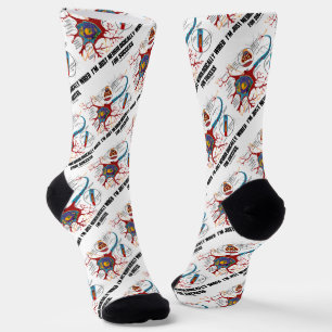 Ich bin nur neurologisch für Erfolgsneuron verkabe Socken