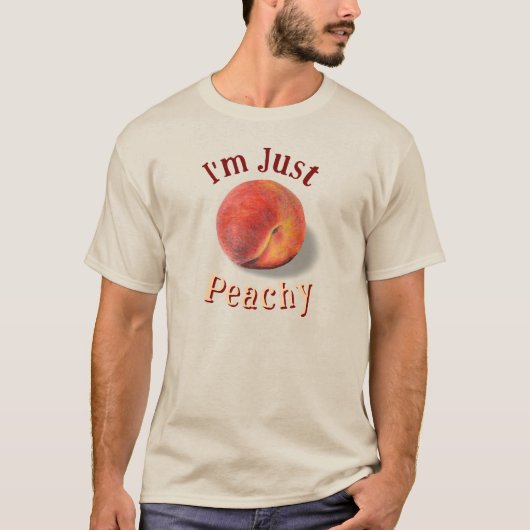 Ich bin nur Peachy Tops (Vorderseite)