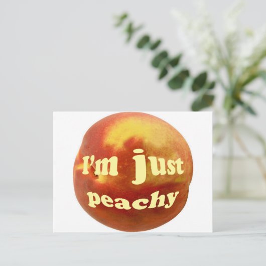 Ich bin nur Pfeffer Postkarte (Stehend Vorderseite)