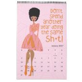 Ich bin nur Sayin 2023 11" x 17" Kalender (Jan 2027)