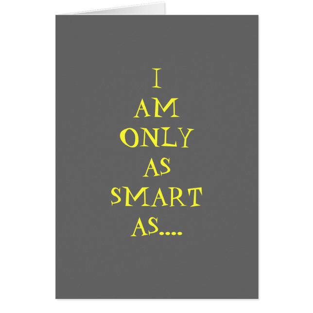 ICH BIN NUR SO KLEIN, WIE GOOGLE MIR LASSE, DASS I (Vorne)