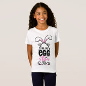 Ich bin nur so Osterhase Motivierend T-Shirt (Vorne ganz)
