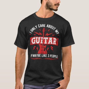 Ich bin nur über meine Gitarrist Gitarrist T-Shirt
