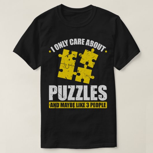 Ich bin nur über Rätsel T-Shirt (Design vorne)