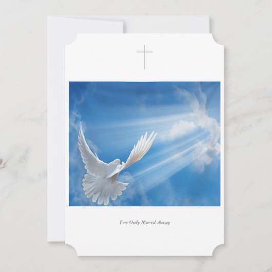 Ich bin nur weg gegangen einladung (Vorderseite)