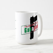 Ich bin nur wegen dem Gabagool hier Kaffeetasse (VorderseiteRechts)