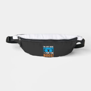 Ich bin nur wegen der Buh-Rufe hier Halloween-Desi Bauchtasche