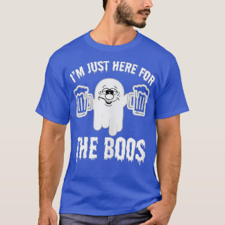 Ich bin nur wegen der Buh-Rufe hier Lustiger Hallo T-Shirt