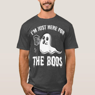 Ich bin nur wegen der Buh-Rufe hier Lustiger Hallo T-Shirt