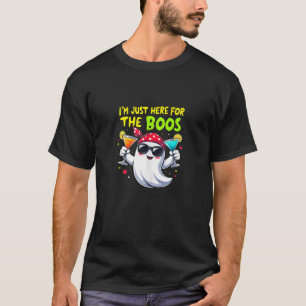 Ich bin nur wegen der Buh-Rufe hier Lustiges Geist T-Shirt