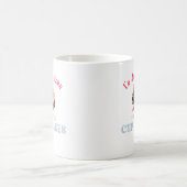 Ich bin nur wegen der Cupcakes hier Kaffeetasse (Mittel)
