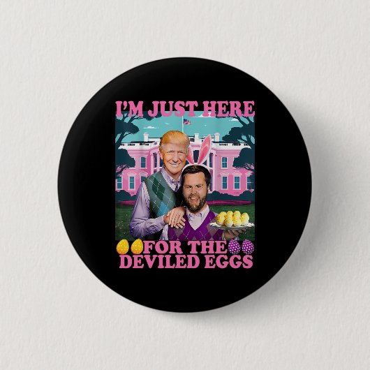 Ich bin nur wegen der Eier mit Senffüllung hier, l Button (Vorderseite)