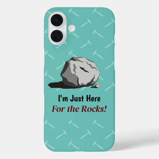 Ich bin nur wegen der Felsen hier! Fall Mate iPhon Case-Mate iPhone Hülle (Rückseite)