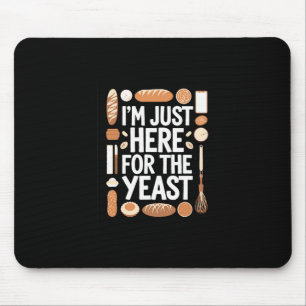 Ich bin nur wegen der Hefe hier, Thanksgiving King Mousepad