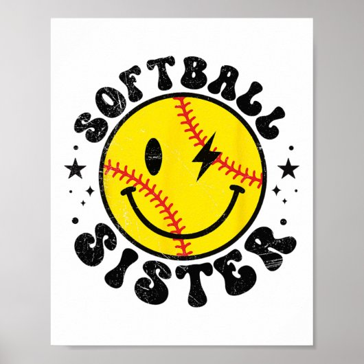 Ich bin nur wegen der Snacks hier Softll Schwester Poster (Vorne)