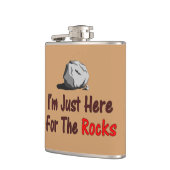 Ich bin nur wegen der Steine hier Flachmann (Links)