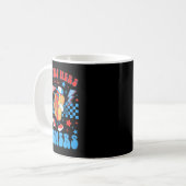 Ich bin nur wegen der Würstchen hier Lustiger 4. J Kaffeetasse (Vorderseite Links)