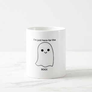 Ich bin nur wegen des Boos hier Kaffeetasse