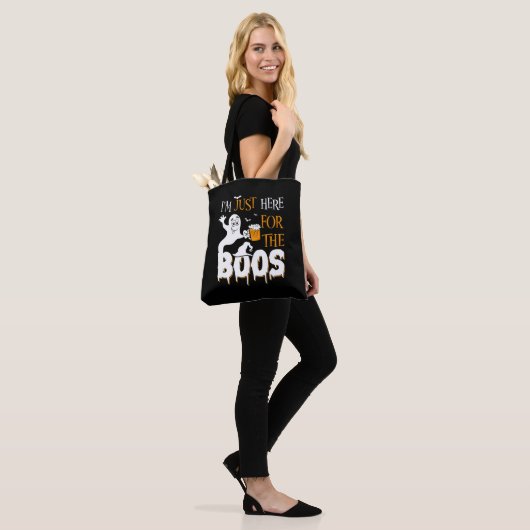 Ich bin nur wegen des Boos hier Tasche (Am Model)