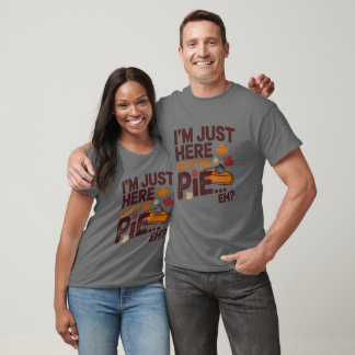 Ich bin nur wegen des Kuchens hier, eh? Lustiges K T-Shirt