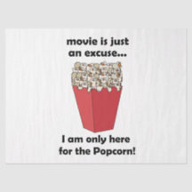Ich bin nur wegen des Popcorns hier Lustige Aussag