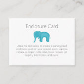 Ich bin nur wirklich Liebe Elefanten Begleitkarte (Vorderseite)