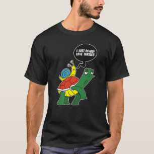 Ich bin nur wirklich Liebe Turtles T-Shirt