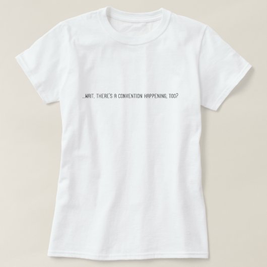 Ich bin nur zum Essen hier. (Licht) T-Shirt (Design vorne)