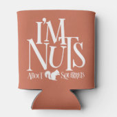 Ich bin Nüsse - lustiger Eichhörnchenliebhaber Dosenkühler (Rückseite)