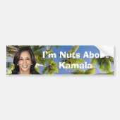 Ich bin Nüsse über Kamala Autoaufkleber (Vorne)