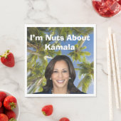 Ich bin Nüsse über Kamala Serviette (Beispiel)