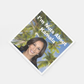 Ich bin Nüsse über Kamala Serviette (Ecke)