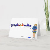 "Ich bin nuts über Sie!" Feiertagskarte (Rückseite)