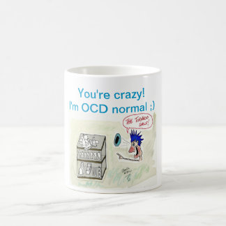 "Ich bin OCD normale" Tornado-Regal-Kaffee-Tasse Kaffeetasse