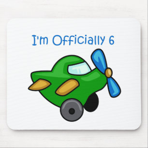 Ich bin offiziell 6, Jet Flugzeug Mousepad