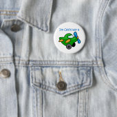 Ich bin offiziell acht, Jet-Flugzeug Button (Beispiel)