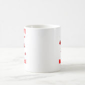 Ich bin offiziell eine Handvoll fünf rosa Bogen 5. Kaffeetasse (Mittel)