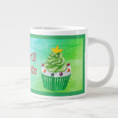 Ich bin ohne dich MUFFIN! Christmas Cupcake Muffin Jumbo-Tasse (Rechts)