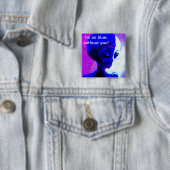 Ich bin ohne Sie so blau Button (Beispiel)