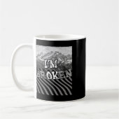 Ich bin Ok Broken-im Broken Kaffeetasse (Links)