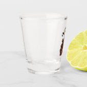 Ich bin Ok Funny Dackel Dog Pet Besitzer Schnapsglas (Links)