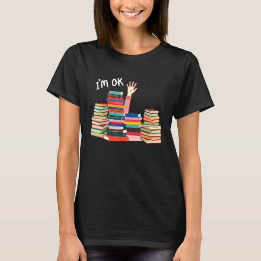 Ich bin Ok Hand Reader Leser Buch Liebhaber Funny T-Shirt (Vorderseite)