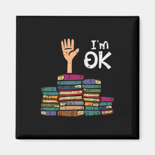 Ich bin Ok Lustig Lesen Buch Lesen Bibliothekar Le Magnet