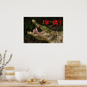 Ich bin ok! poster (Küche)