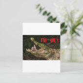 Ich bin ok! postkarte (Stehend Vorderseite)